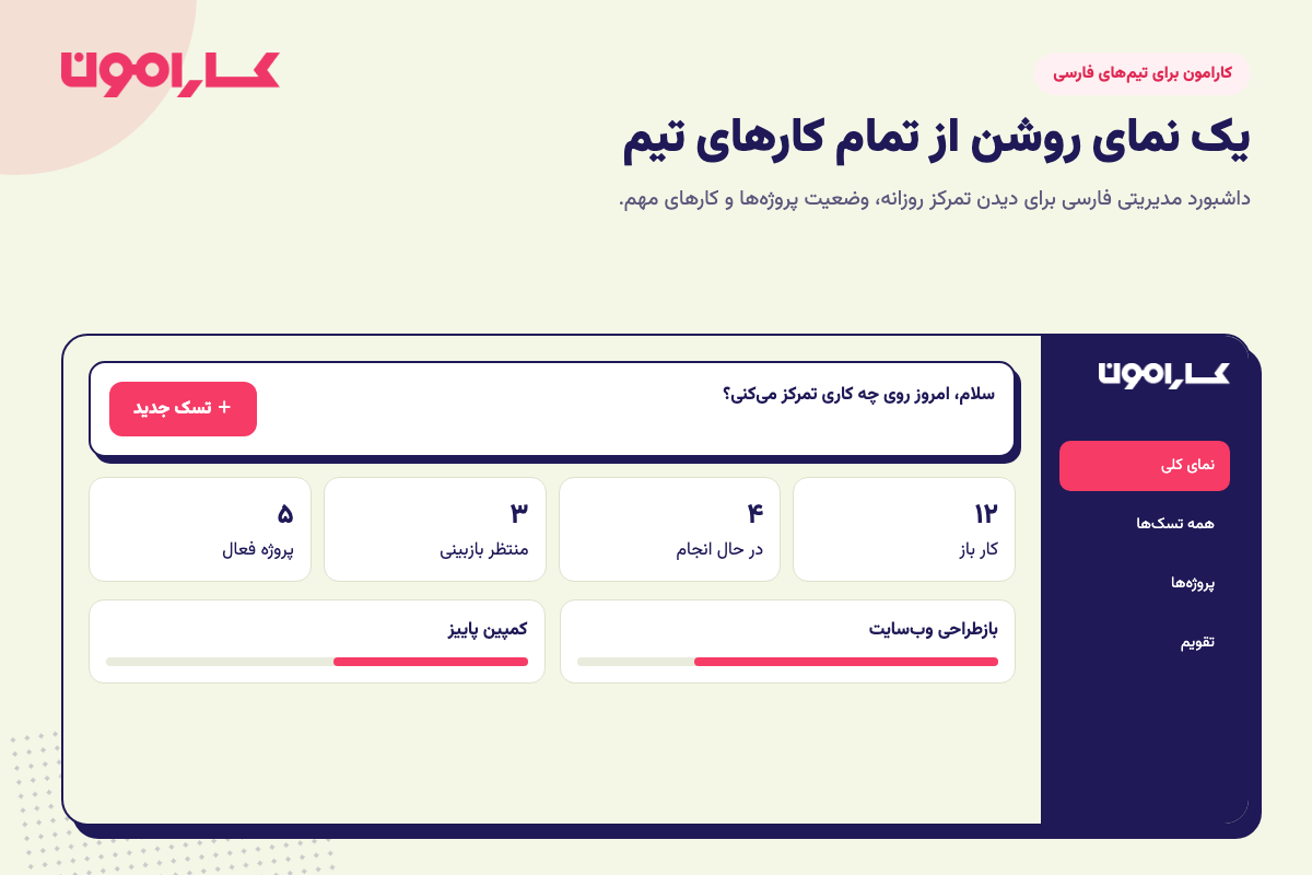 داشبورد کارامون